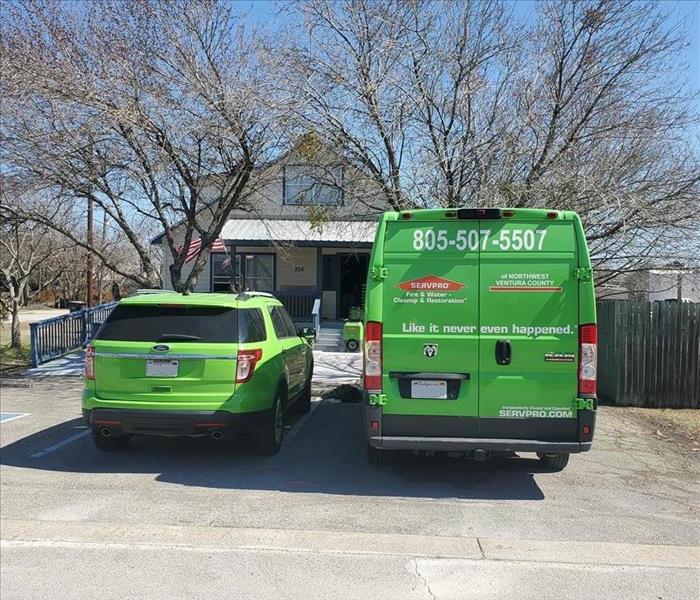 SERVPRO of NWVC vehicles side by side