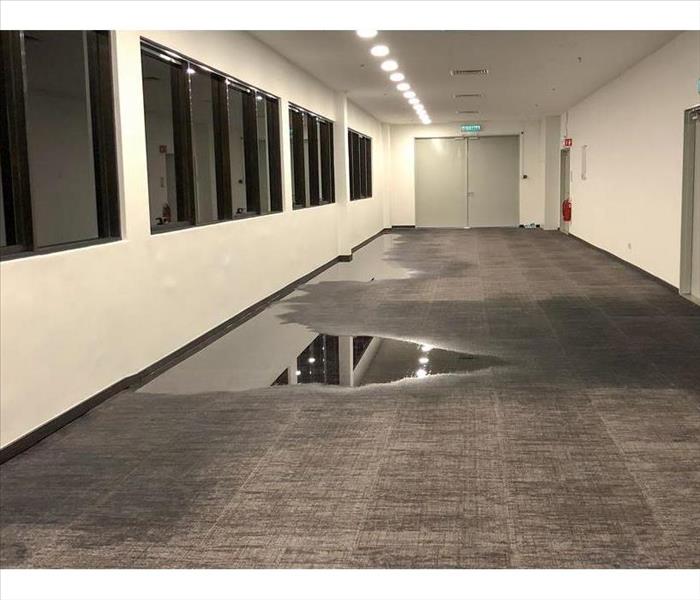 Commercial office had a water loss